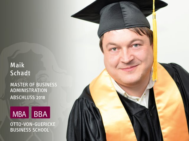 Maik Schadt (MBA-Abschluss 2018)