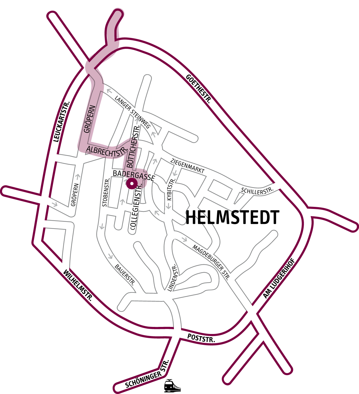 Anfahrt Helmstedt Alte Universität Helmstedt