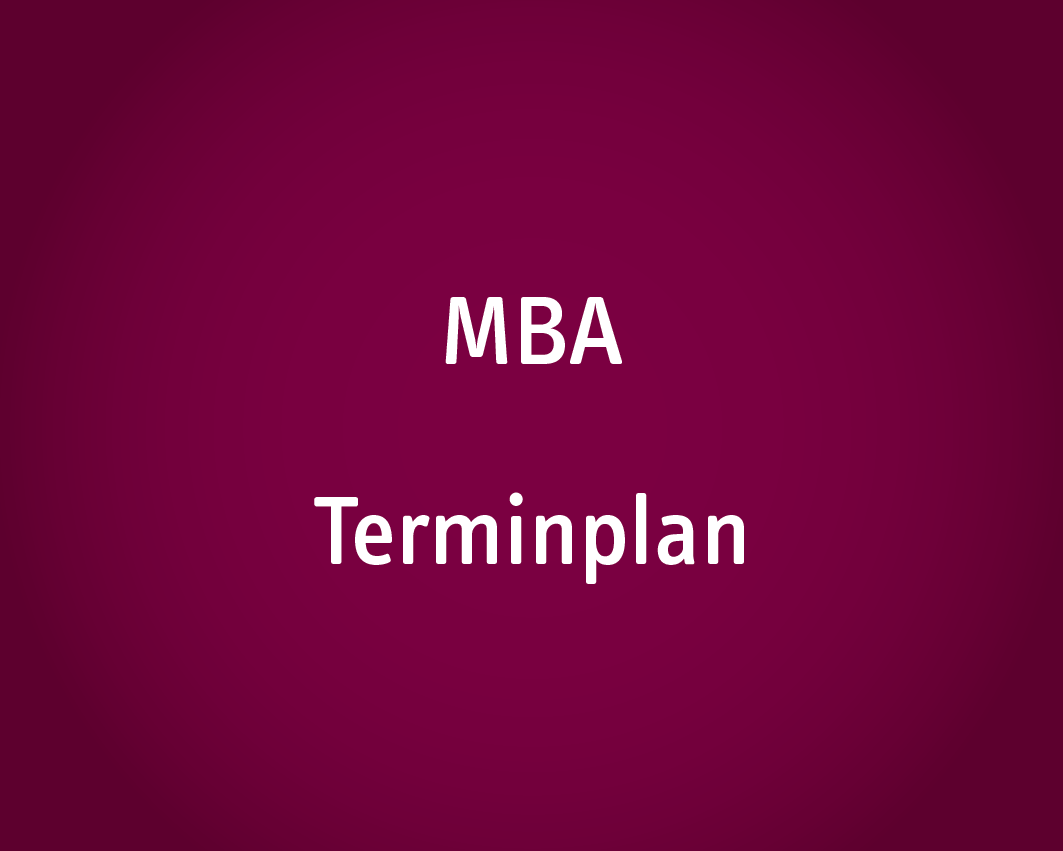 MBA Terminplan